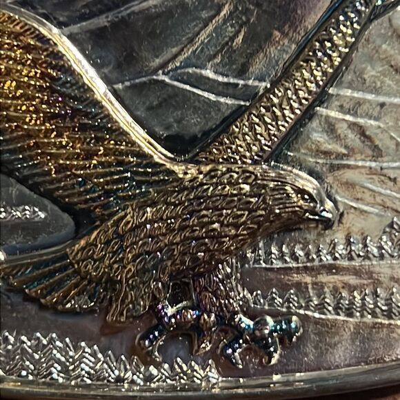 🔥🔥 True 1980’s Vintage Brass Plated GOLDEN EAGLE Belt Buckle - EXCELLENT Cond - Picture 4 of 7
